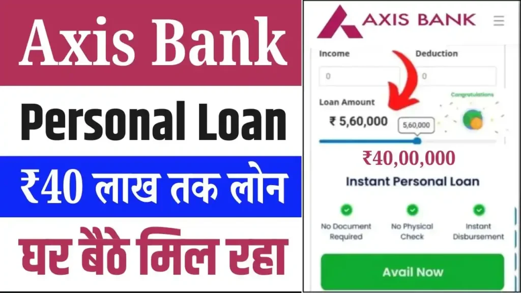 Axis Bank Personal Loan Apply Online