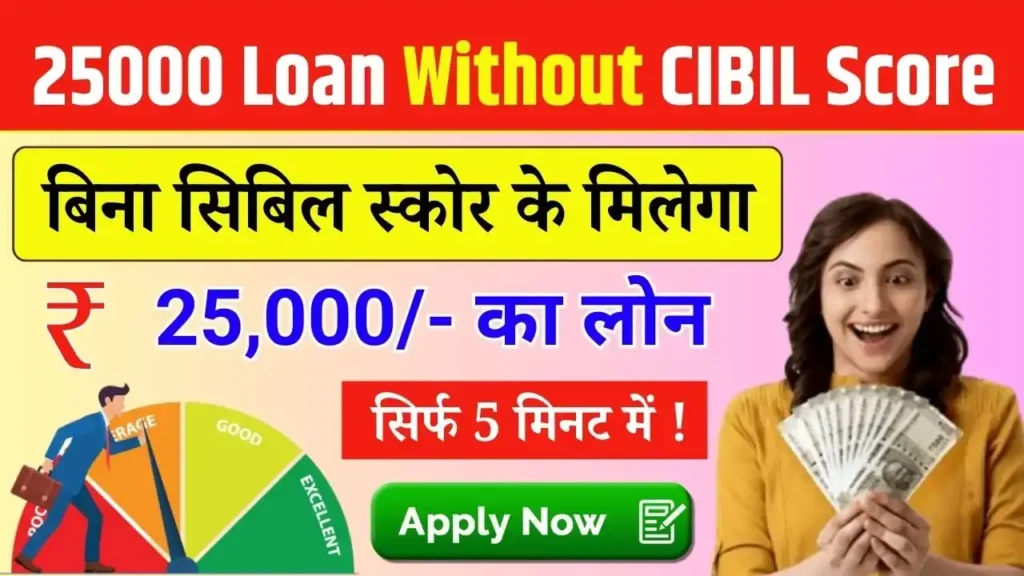 25000 Loan Without CIBIL Score