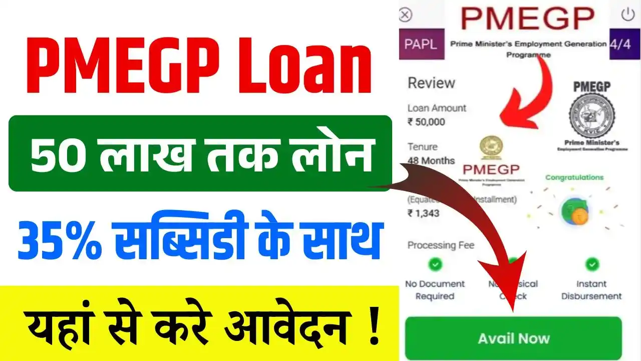 PMEGP Aadhar Card Loan 2025